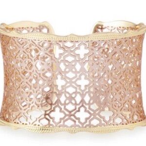 Kendra Scott Gold Candice Statement two tone Cuff Bracelet